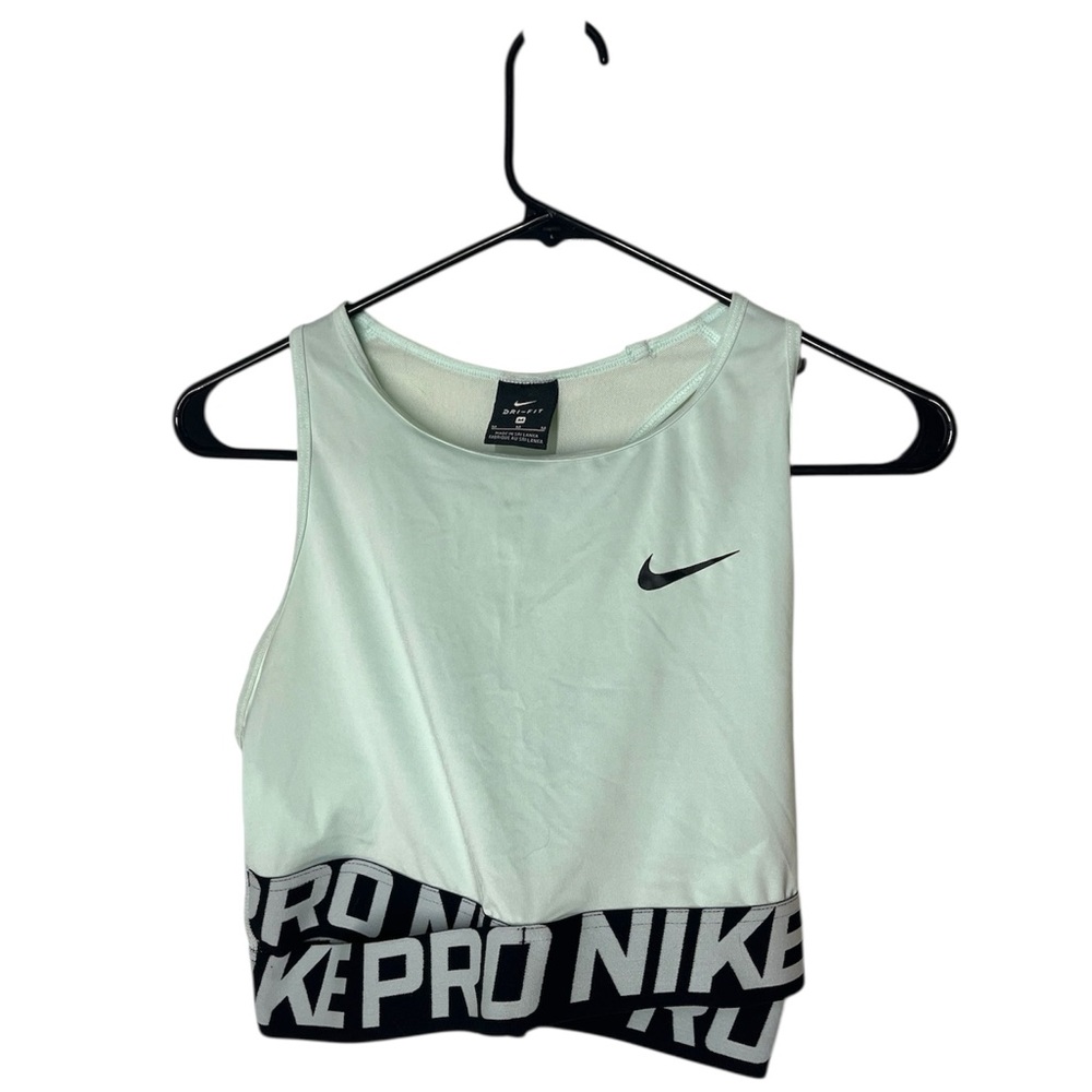 Nike Pro Mint Crossbody Sports Top - Picture 4 of 6